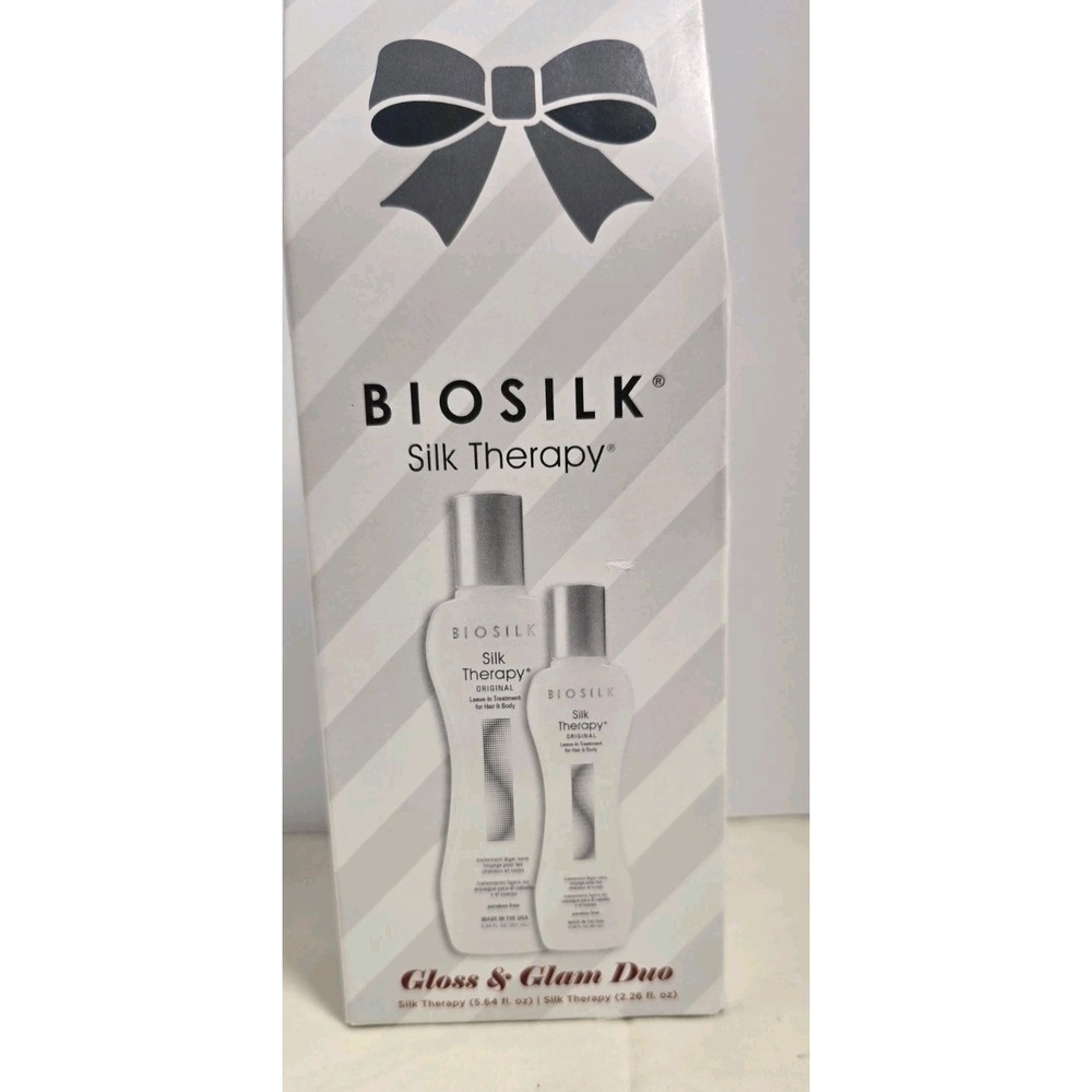 BIOSILK Silk Therapy‎ Original Serum duo(5.64 oz & 2.26)-glow & Sleight Duo